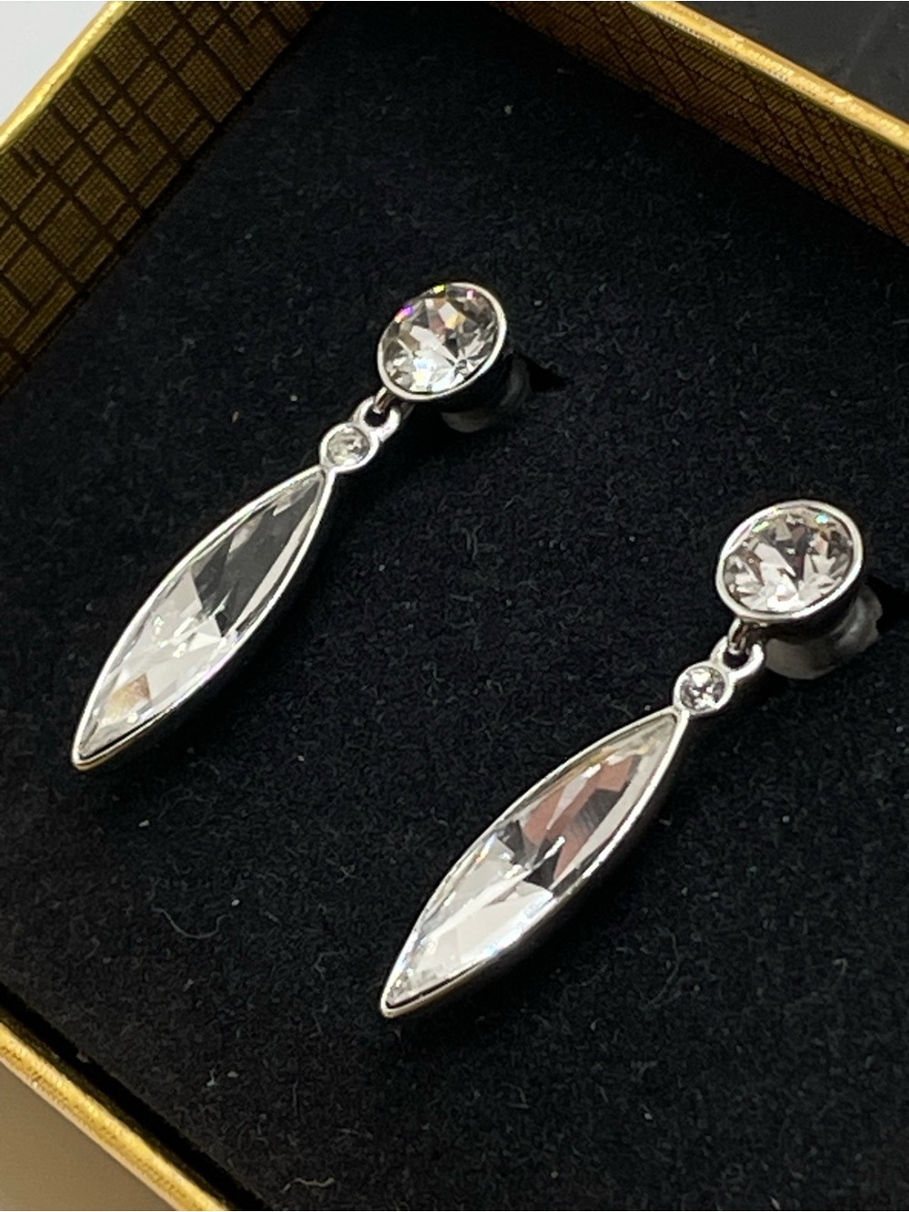 EUC Swarovski Earrings